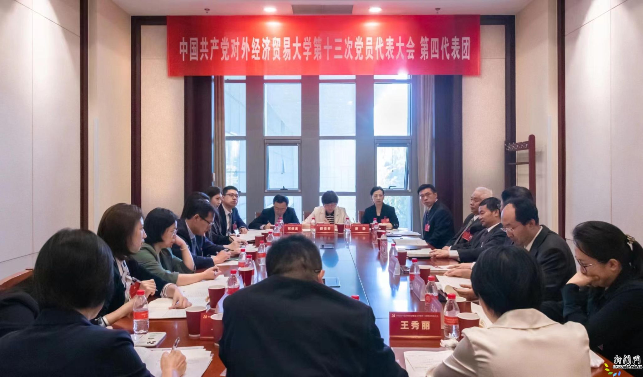 代表团分组讨论两委工作报告